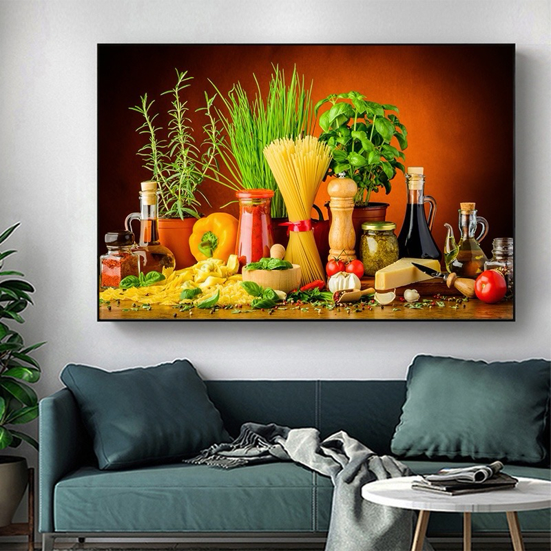 QUADRO DECORATIVO ALIMENTOS SAUDÁVEIS DIETA NUTRIÇÃO DECORAÇÃO 4K FULL