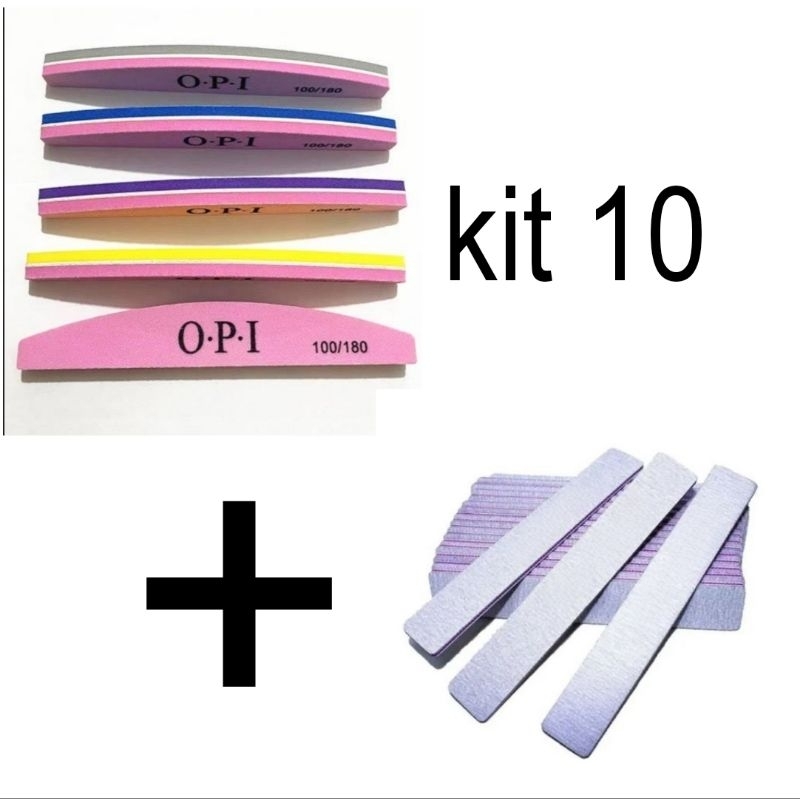 kit 5 lixa buffer + 5 lixa opi