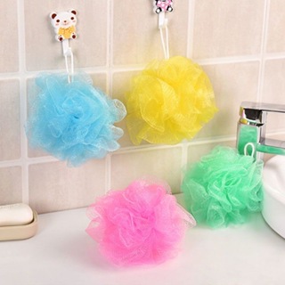 kit 3 Esponja bucha de banho em nylon cor sortido em Oferta na Shopee