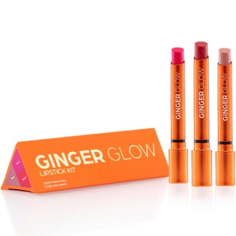 Kit de 3 Batons Mari Maria Ginger Stick cores em Oferta na Shopee