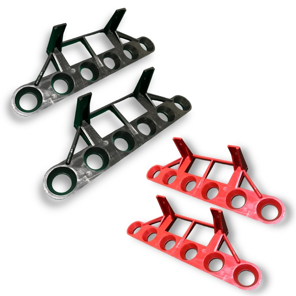 Suporte de Taco de Sinuca Bilhar Taqueira Plástica Snooker até 6 Tacos de Bilhar Taqueiras (1 Par)