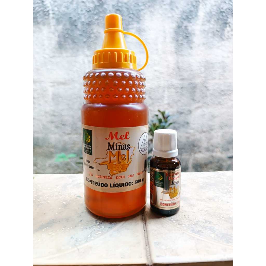 Mel Puro Minas - Extrato de Própolis  Verde EXTRA FORTE - 100% ORGÂNICO NATURAL Abelha Silvestre