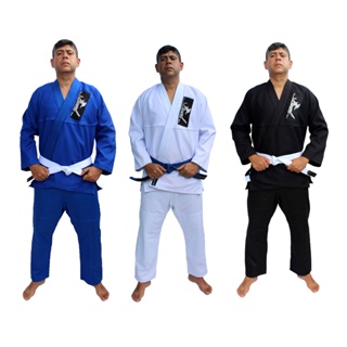 Kimono Jiu Jitsu Judo Adulto Trançado Ranger Esportes em Oferta na Shopee