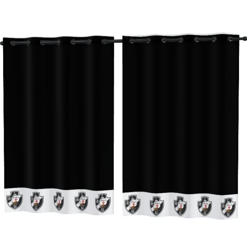 Cortina para Sala Preta e Branca: Onde Comprar | BuscaProdutos