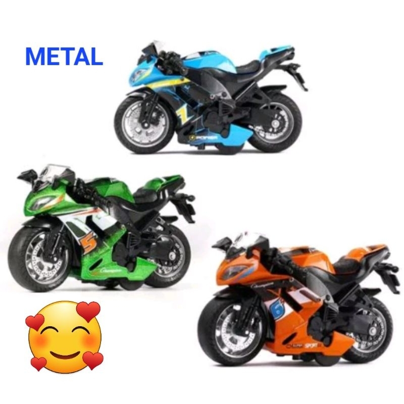 Miniatura Moto Ducati Diavel Racing metal e plástico coleção