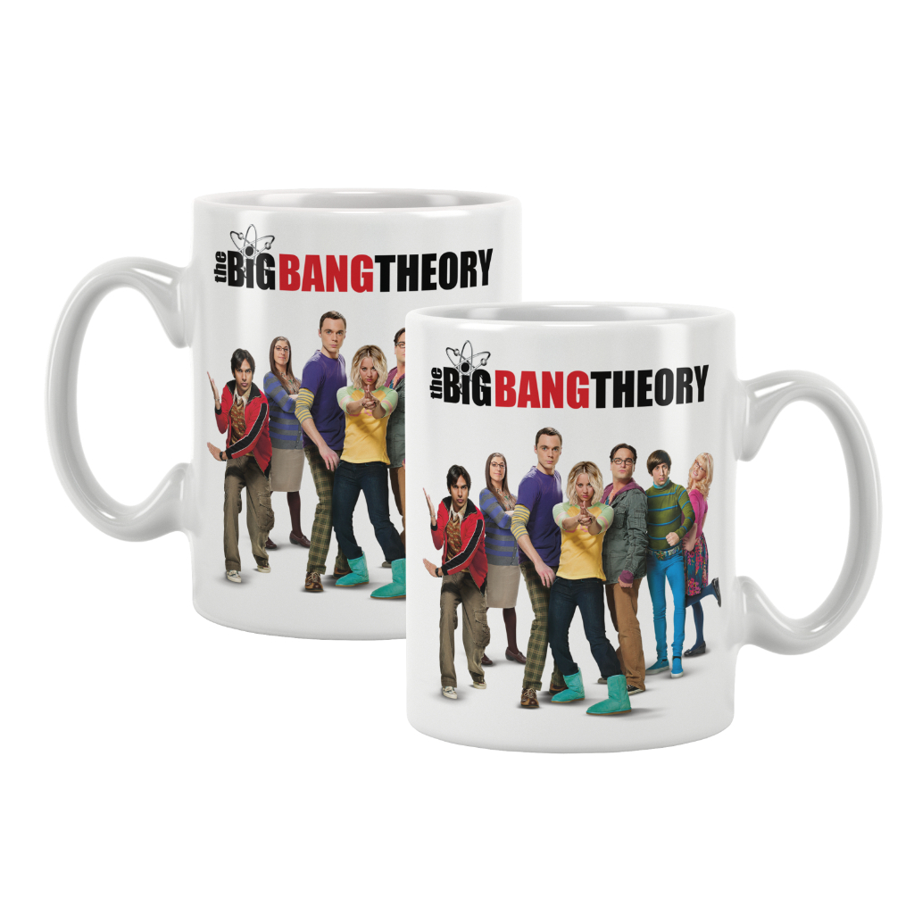 Caneca Série The Big Bang Theory / Big Bang , a Teoria Branca 325 ML