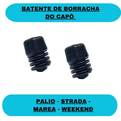 Batente Borracha do Capo Palio Strada Marea Weekend - 2 unidades