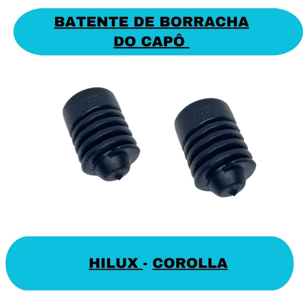 Batente Borracha do Capo Corolla Hilux  - 2 unidades em Oferta na Shopee