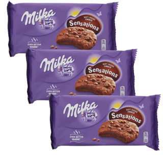 3 Biscoito Milka Chocolate Sensations Cookies 156g Importado em Oferta na Shopee