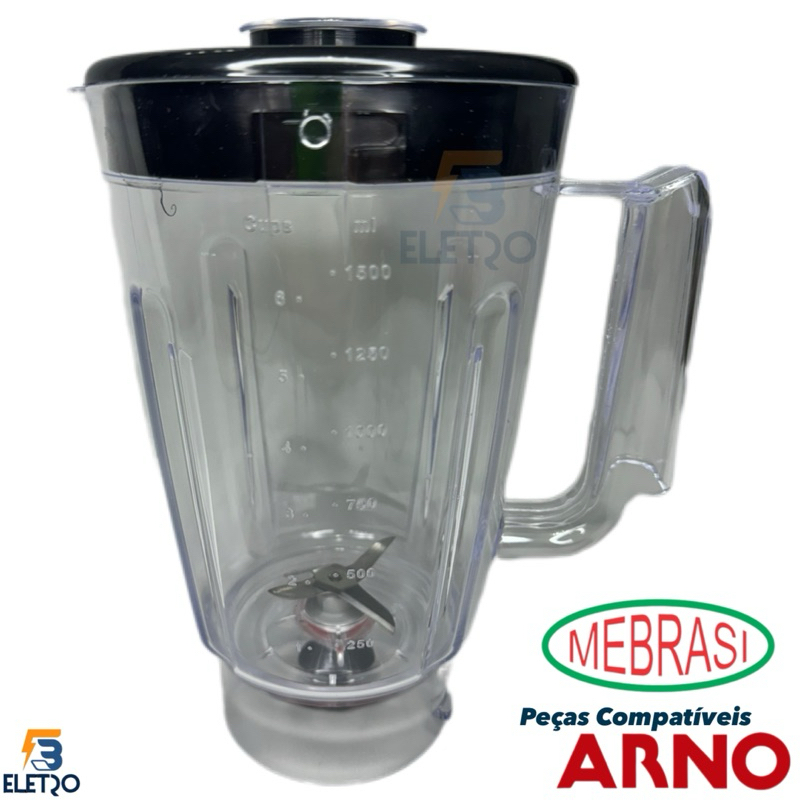 Copo para Liquidificador Arno Faciclic, Clic Pro e Clic Juice ( Não serve New Faciclic Ln37 e LN38 )