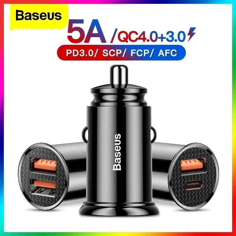 Carregador veicular baseus 30w