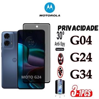 Película Privacidade 3D Anti Spy MOTO G04 G24 G34 em Oferta na Shopee