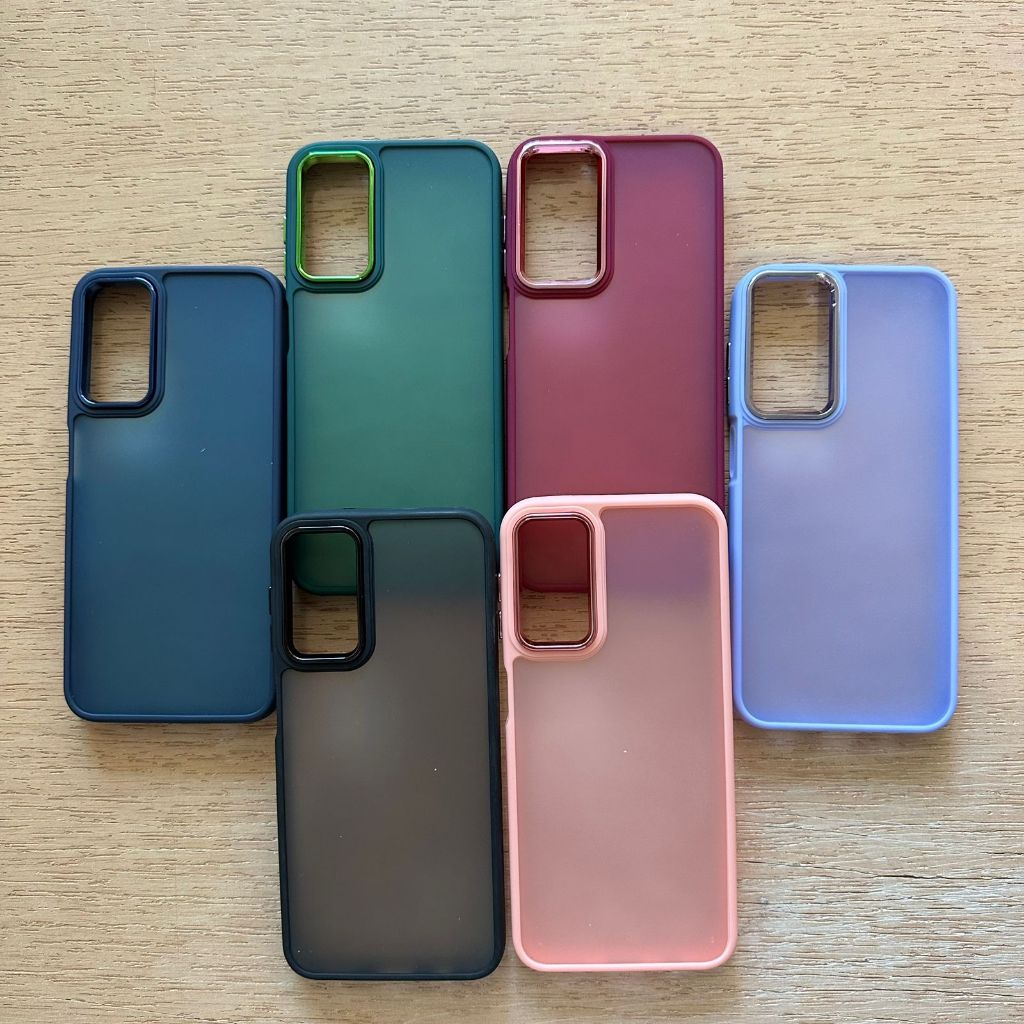 Capa Acrílico Metalizada Fosca Para Samsung Galaxy A32 4G/ A04S/ A13 4G/ A13 5G/ A24/ A52/ A34 5G/ A53/ A54 5G/ A73/ A71 Com Detalhe Metalizado em Oferta na Shopee