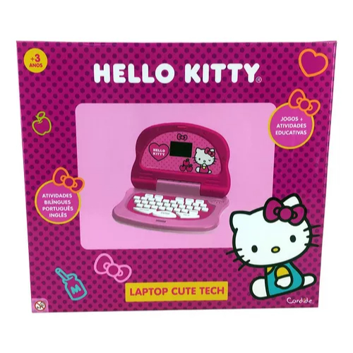 Detalhes do Laptop Infantil Educativo Candide Hello Kitty Tech Bilíngue - Candide 5953