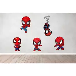 Adesivo de Parede Homem Aranha Baby
