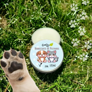 Hidratante de Focinho/Patinhas/Calos 100% Natural Vegano Cachorro e Gato em Oferta na Shopee