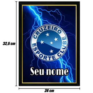 QUADRO DE PAREDE DO CRUZEIRO 32,5 X 24 CM (COM NOME) em Oferta na Shopee
