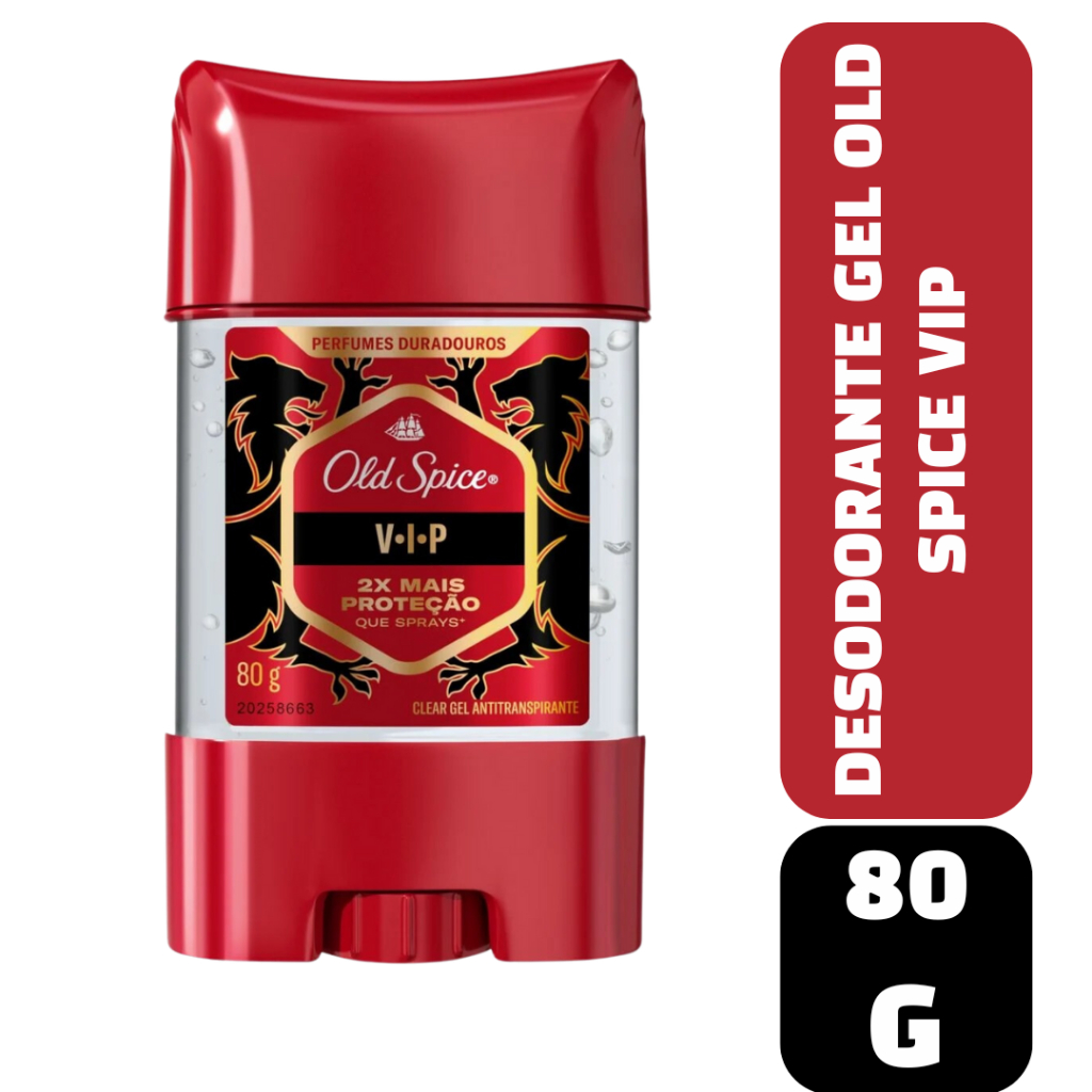 Desodorante Gel Old Spice Vip 80g