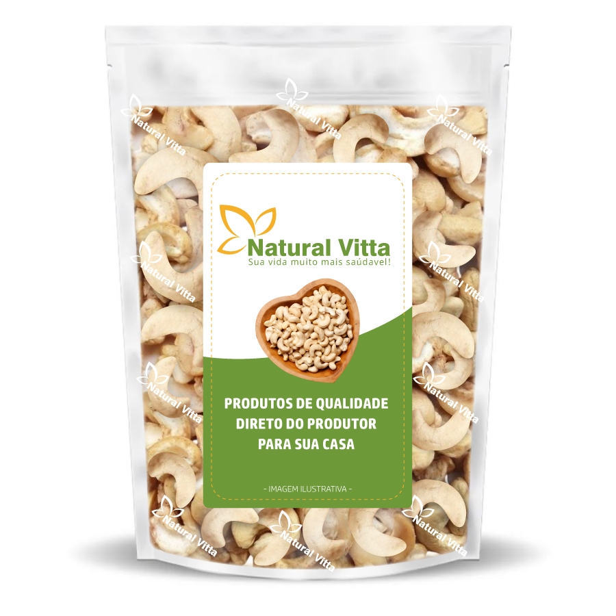 Castanha De Caju Banda Crua Natural Vitta - 1kg em Oferta na Shopee