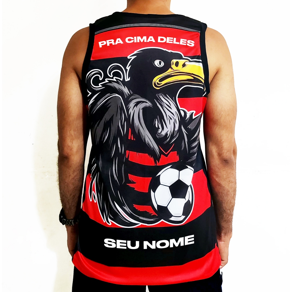 Regata Camiseta Flamengo Urubu