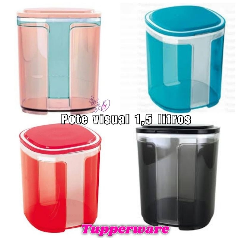 Pote Visual 1,5 litro Policarbonato Tupperware