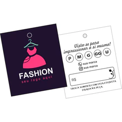 2000 Etiquetas Tags Personalizadas para Roupas em Geral