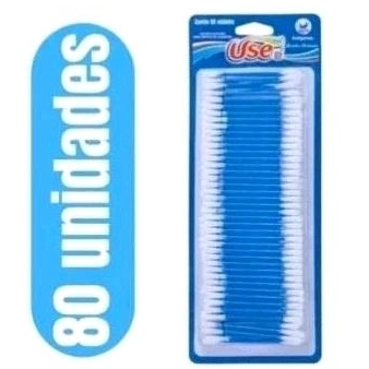 80 /160 Unidades Haster Flexíveis Cotonete