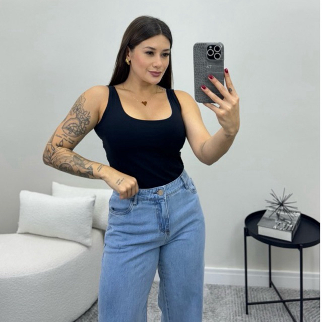 Regata Alça larga K2b Do P ao G| K2B | Original K2B | Corte Acinturado | BLUSA FEMININA| Cores Lindas | Material: 88% Poliamida, 12% Elastano / tecido groso/ não fica transparente| envio imediato após confirmação do pagamento| roupa feminina