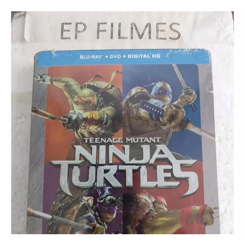 Blu Ray Steelbook As Tartarugas Ninja (2014) Dub/leg Lacrado