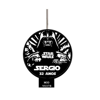 Vela de Aniversário personalizada STAR WARS em Oferta na Shopee