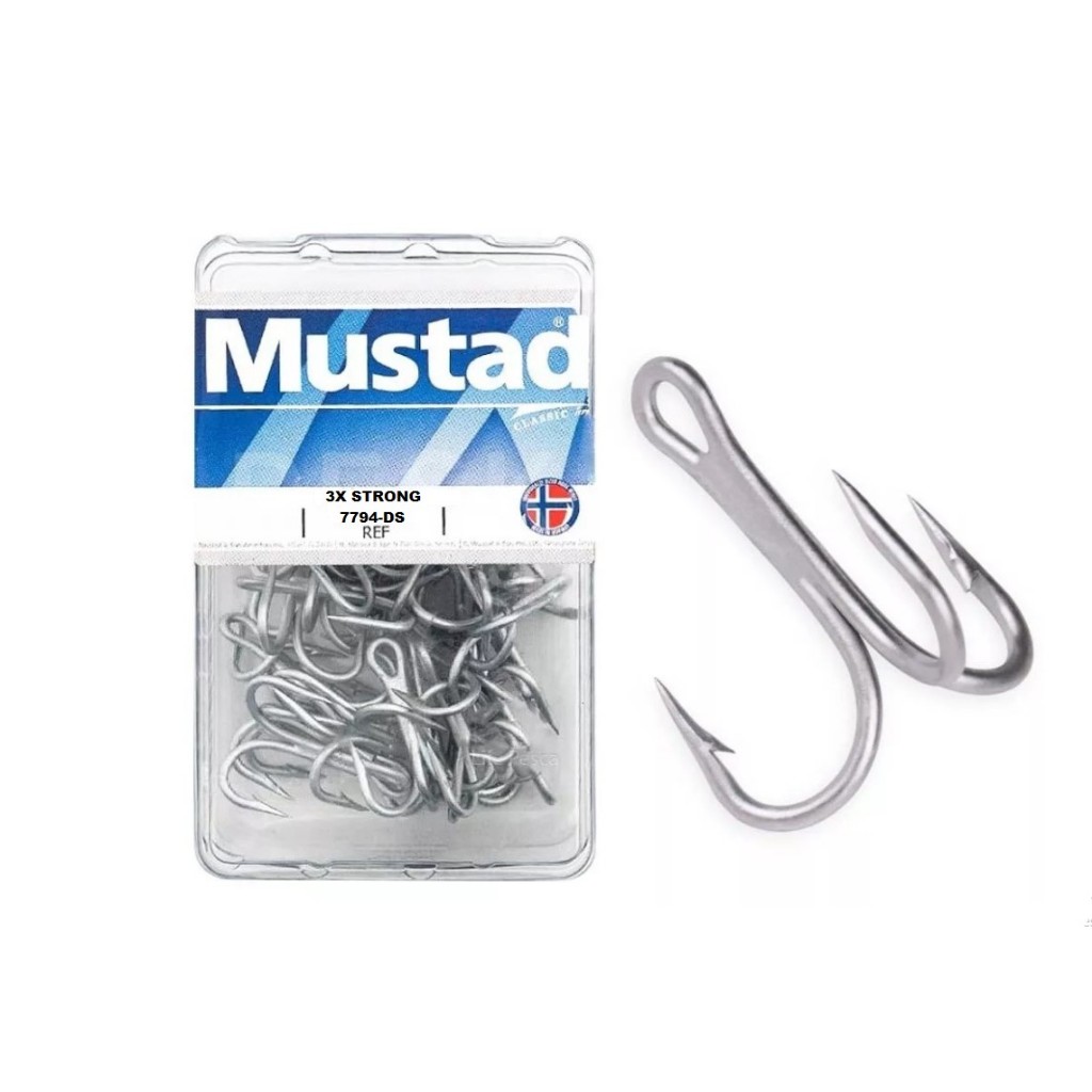 ANZOL GARATEIA MUSTAD 3 X STRONG 7794 DS N°6- 25 UN