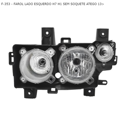 FAROL LADO ESQUERDO H7 H1 SEM SOQUETE ATEGO 13>