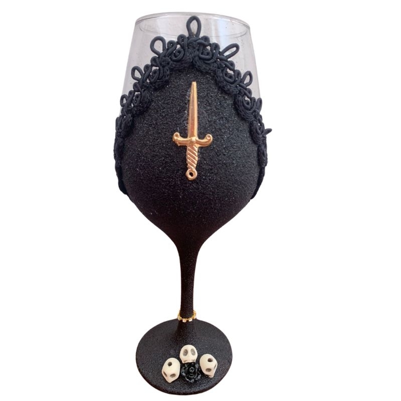 Taça de pomba gira Rosa Caveira/ Maria Caveira/ Caveira