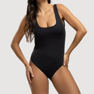 Body Maio Feminino Suplex Costa Nua Regata Básico Blusa Blusinha Feminina Preto