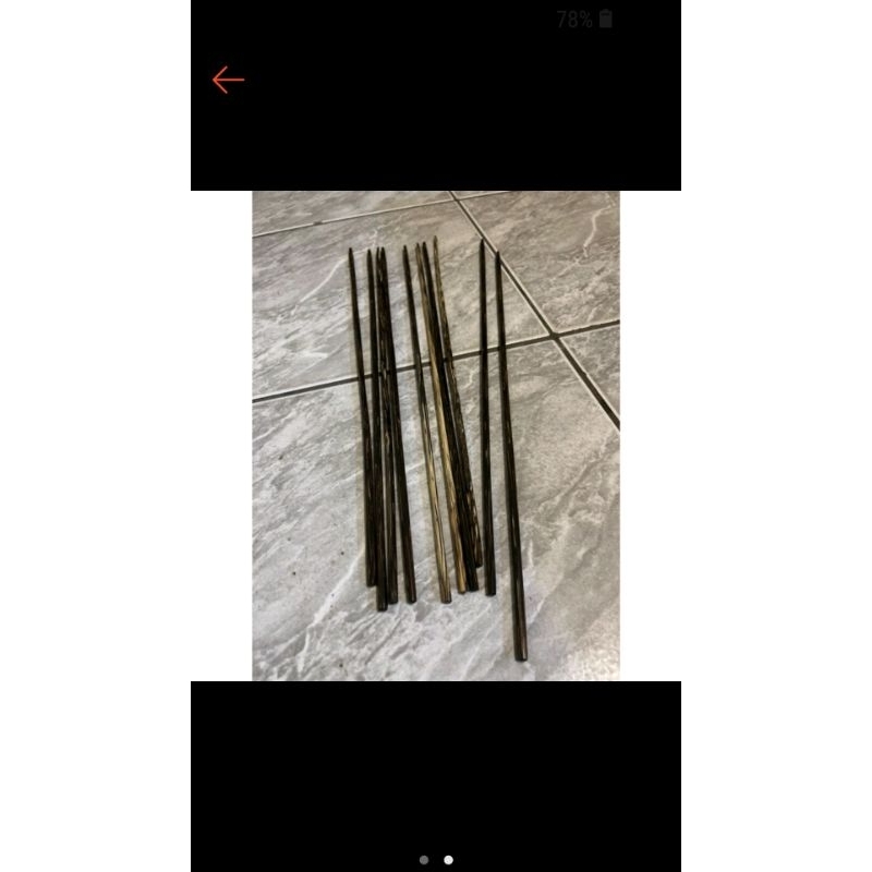 Kit Baqueta de Tucum + arame para berimbau- Artesanato Música Berimbau Caxixi Baqueta musical Dança Instrumento