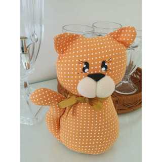 Gato Peso de Porta Lindo para DECORAR e Não deixar sua PORTA Bater. em Oferta na Shopee