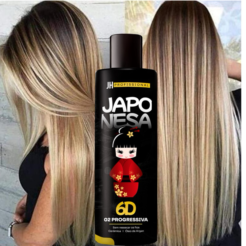 Progressiva Japonesa 6D - Com Formol em Oferta na Shopee