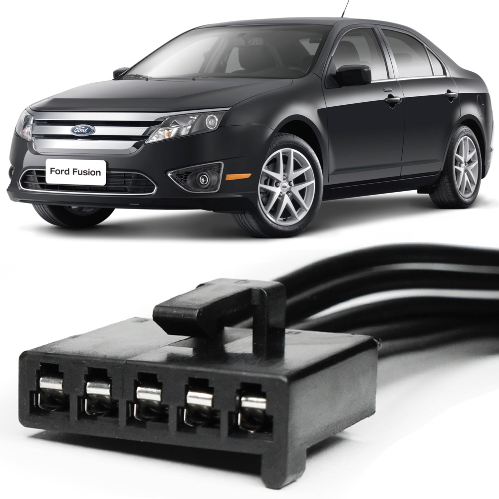 Plug Resistencia Ar Condicionado Ford Fusion 2.3 2.5 2006 2007 2008 2009 2010 2011 2012 Fio Resistente