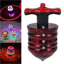 Pião Musical Luminoso com Lançador Automático Pião com Luz e Som Brinquedo Unissex Colorido.