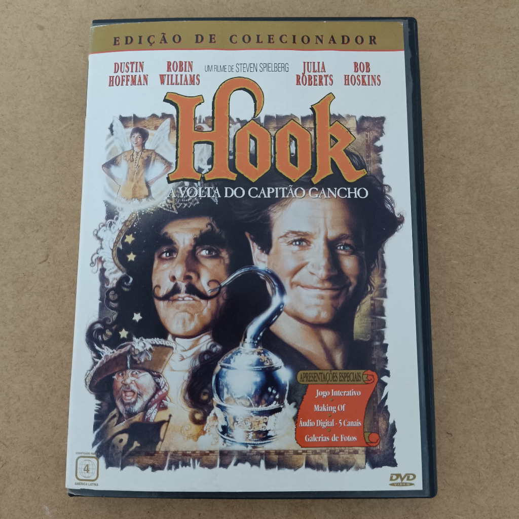 Filme - HOOK - A VOLTA DO CAPITÃO GANCHO - DVD