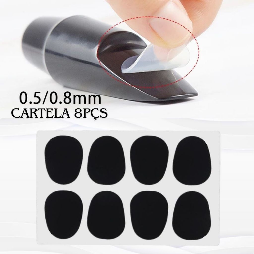 kit 8 a 16 Pçs  Protetor de Boquilha/Bocal peças Black Jazz Para Sax alto, tenor, barítono, clarinete, clarone e CIA.