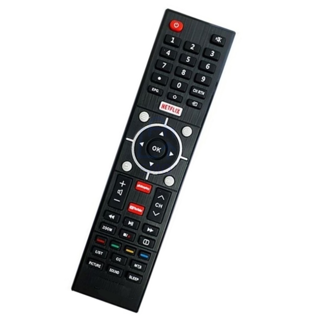 Controle Remoto Para Tv Semp 9043 Lc3251fda Le3252i Le2456f Lc4051fda Lc4651fda Lc5551fda Le1951wda Le2451wda Le3250 Le3250w Le3250wd Le3250wda Le3256w Le4050 Le4050f Le4050fd Le4050fda L3253900S Le4056f Le4652i Com Teclas Youtube Netflix e Globoplay