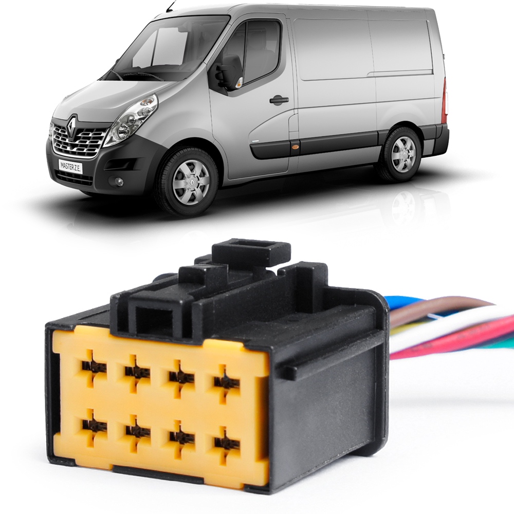 Plug Resistencia Ventoinha Renault Master 2010 a 2013 - 1 X