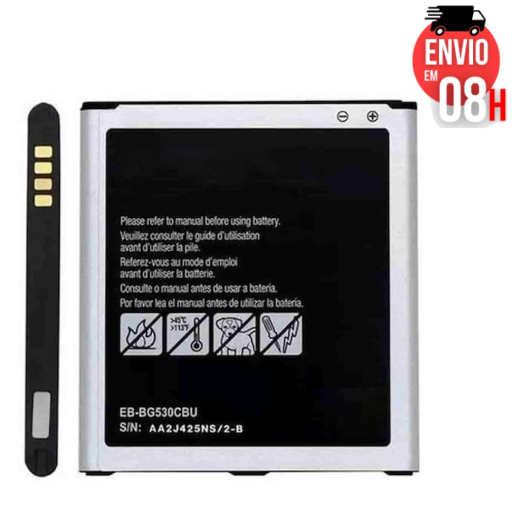 Bateria Gran Prime Duos G530/ G531/ G532/ J2 Pro J250/ J320/ J500/ On5 2600mAh Envio Rápido