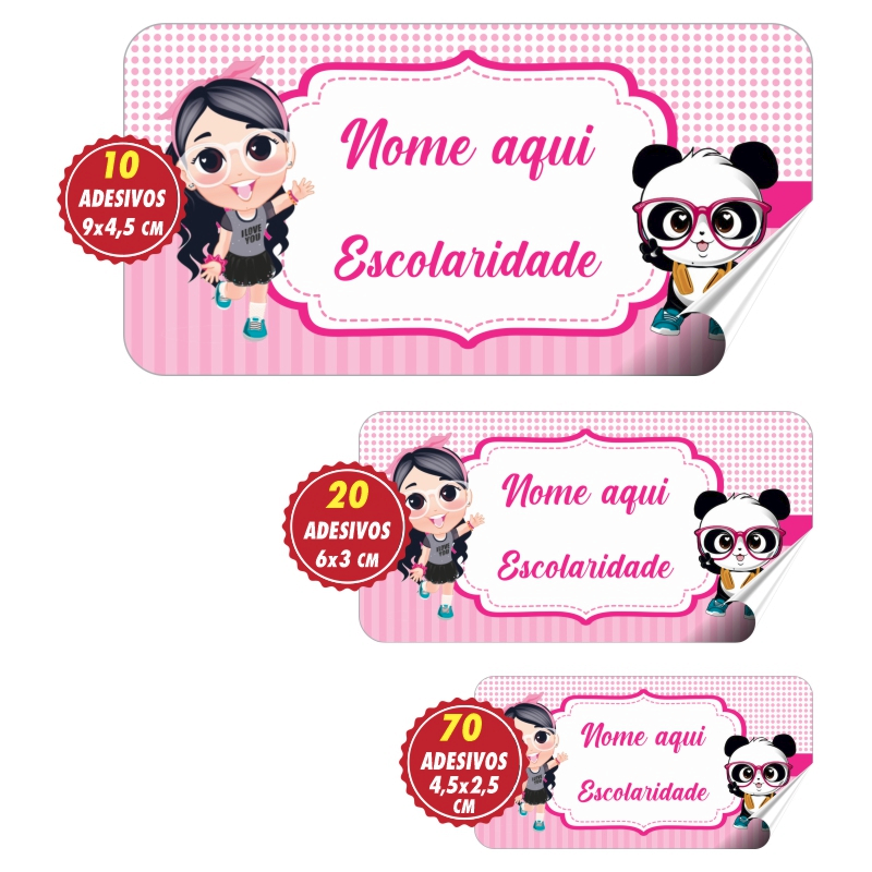 Etiqueta Material Escolar Luluca: Onde Comprar | BuscaProdutos