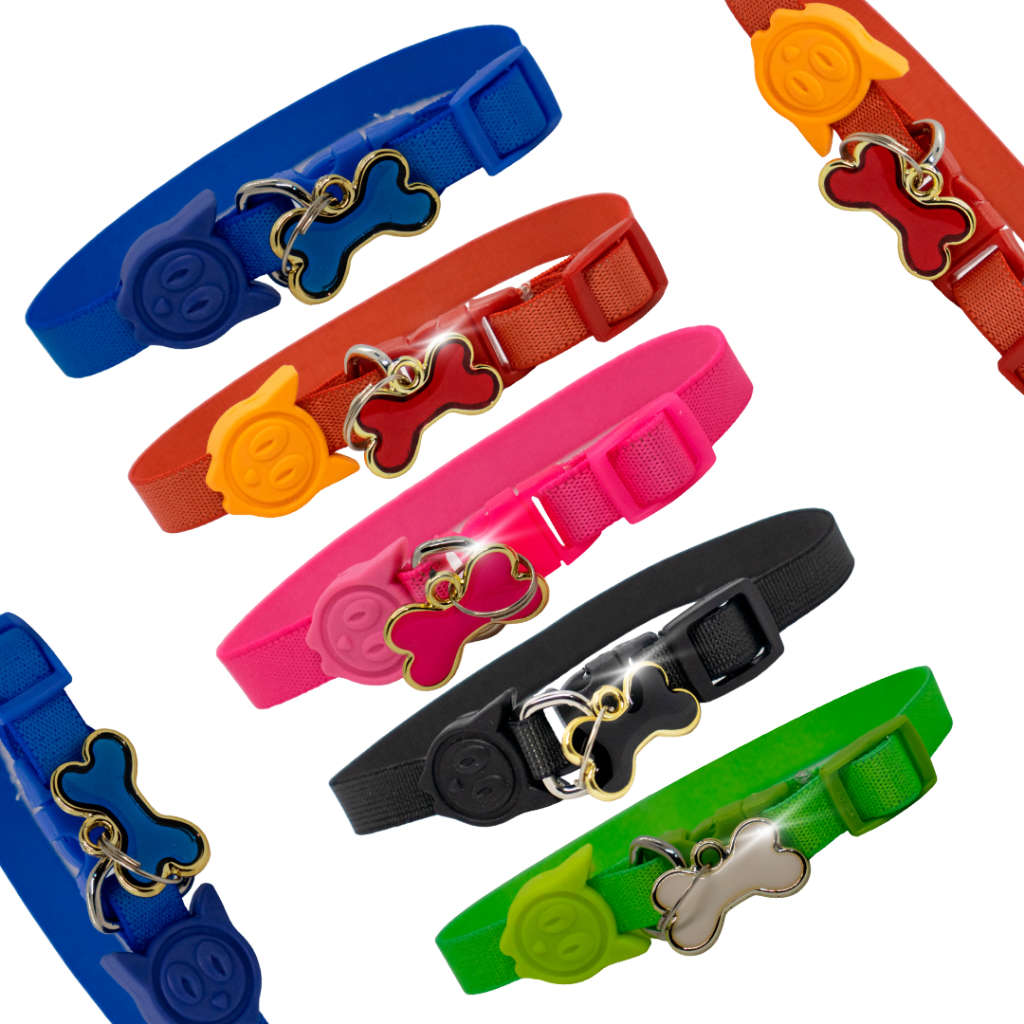 Coleira para gatos ajustável com fecho antienforcamento em Oferta na Shopee