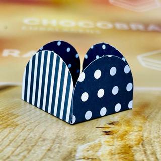 50~350 Forminhas Listras Poá Preto/Branco Para Doces 4 Pétalas 3,3X3,3X2,2  10.29 (Nc Toys Simples)// em Oferta na Shopee