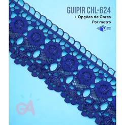Renda Guipir chl 624 - 7cm - 1 metro