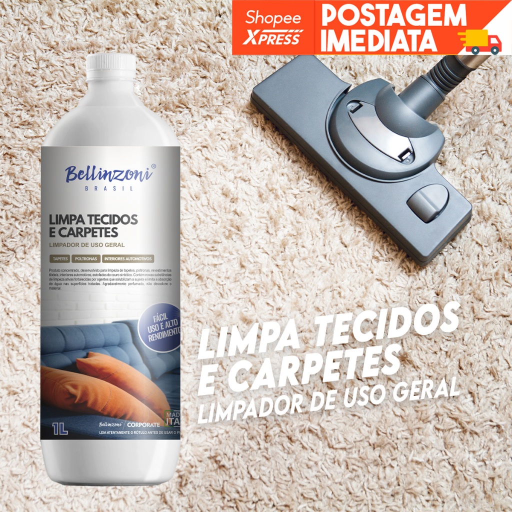 Limpa Tecidos e Carpetes Bellinzoni 1 Litro