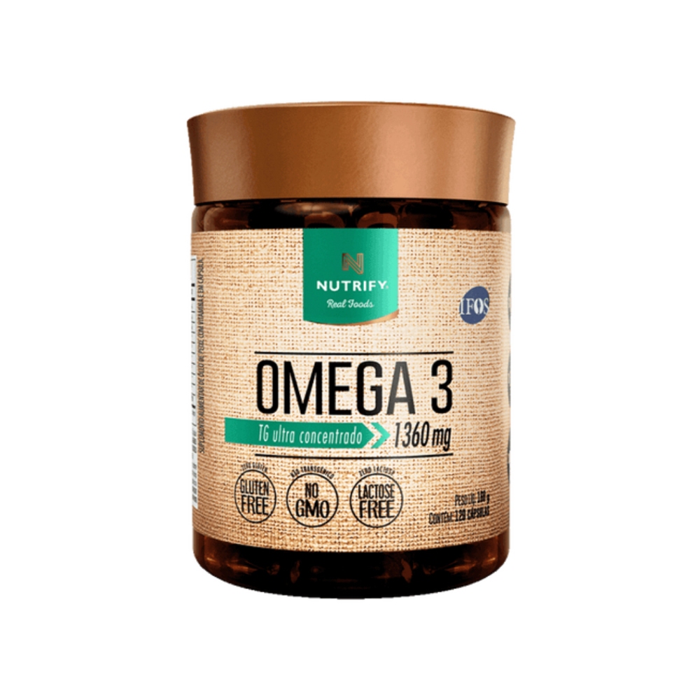 Ômega 3 120 Cápsulas 520mg DHA 840mg EPA - Nutrify - Health